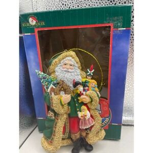 Kurt Adler‎ World of Santas German Father Christmas Ornament 2001 New